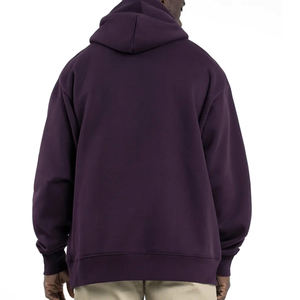 Sudadera con capucha de gran tamaño para hombre de algodón 100% de moda superior invierno ligero con estampado Digital patrón sólido precios razonables para la venta - Product Image 2