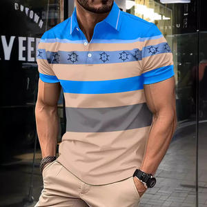 Uniforme de trabajo de alta calidad Polo de negocios 100% algodón bordado Logo Polos Plain Golf Custom Men's Polo T-shirts - Product Image 3