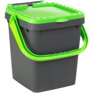 Cubo de Almacenamiento de Plástico Ecoplast Pattumiera para Reciclaje, Tapa Flexible Deformable, Resistente a Todas las Temperaturas, Uso Interior/Exterior - Product Image 2