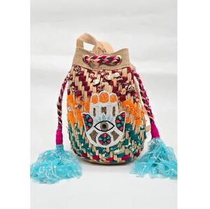 Stylish Evening <b>Clutch</b> Purse Premium Quality <b>Pearl</b> Beaded Embroidery Envelope Shape Cotton Fabric Eco-Friendly Durable for Women - Product Image 5