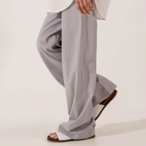 กางเกงกันลมขนาดใหญ่พิเศษลำลองของผู้หญิงน้ำหนักเบาและระบายอากาศได้ดีดีไซน์เอวกลางสำหรับฤดูหนาวที่สะดวกสบาย - Product Image 3