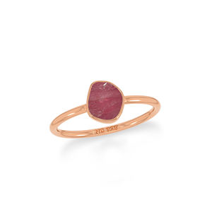 แหวนทอง 18 กะรัต ชุบทอง ดีไซน์เรียบหรู ประดับพลอยทัวร์มาลีนทรงหยดน้ำและทรงรี  สามารถสวมซ้อนกันได้ เหมาะสำหรับผู้หญิง ใส่ไปงานปาร์ตี้ สไตล์คลาสสิก แพ็ค 12 วง - Product Image 2