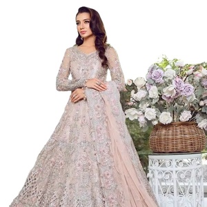 sachin and babi light blue dress Monique Lhuillier Bridal Fall 2018 Fashion Show main image 1