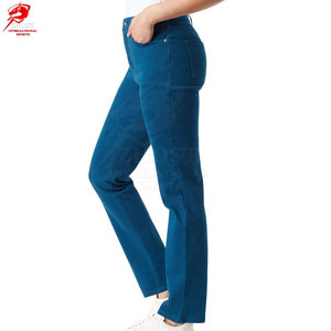 Pantalones Vaqueros de Mujer con Tela Elástica de Confort Avanzado y Ajuste Flexible para Uso Diario y Actividades de Estilo de Vida Casual Moderno - Product Image 2