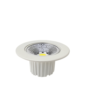 Luz LED Empotrable COB-10 Cromada de 10W, 600lm, 3000K, 95, 140xT47mm para Decoraciones Navideñas - Product Image 2