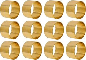 Boucle de serviette en métal prix d'usine personnalisés ronds de serviette personnalisés - Product Image 5