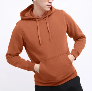 Sweat-shirts doublés en coton épais 100 % pour homme, collection automne-hiver, imprimés personnalisés, couleur unie, marque de mode personnalisable - Product Image 1