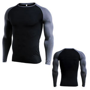Vêtements de compression de qualité supérieure OEM deux tons de couleur extensible pour hommes séchage rapide logo personnalisé éraflures aux meilleurs prix - Product Image 1