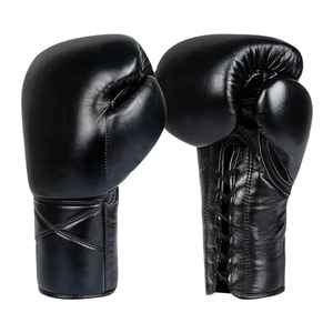 Gants de boxe professionnels en cuir rouge personnalisés 16oz pour une utilisation en extérieur et décontractée - Product Image 3