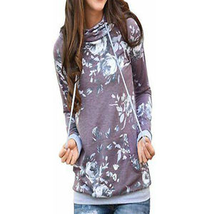 Sudaderas con capucha transpirables para mujer Último diseño de moda para el invierno Servicios OEM Venta al por mayor Buena tasa baja Material - Product Image 6