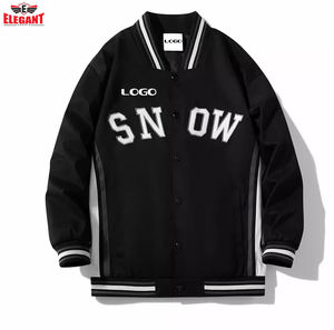 แจ็คเก็ตเบสบอลปักลาย Letterman แบบสั่งทำพิเศษ วัสดุคุณภาพดีที่สุด โดย ELEGANT SPORTS - Product Image 3