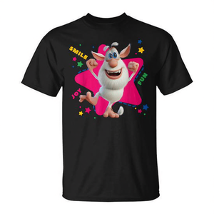 T-shirt promozionale Star Joy for Booba Fun con design divertente - Product Image 2