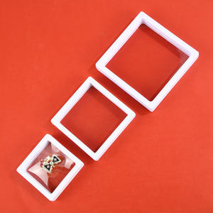 Boîte de présentation de bijoux de luxe personnalisée avec logo, en film PE flottant, vente en gros, boîte d'emballage de bijoux en film PE noir et blanc avec tiroir, en vrac - Product Image 4