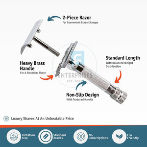 มีดโกนสเตนเลสปลอดภัยใช้ซ้ำได้ - Product Image 2