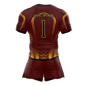 Uniformes de Rugby 100% poliéster, uniforme personalizado por sublimación, gran oferta - Product Image 3