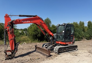 2022ใช้เครื่องขุดติดตาม KX080-4S2R3A Kubota สภาพสมบูรณ์ - Product Image 2