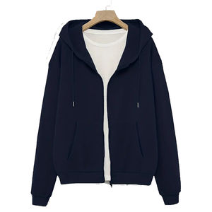 Nuevo diseño de moda, sudaderas con capucha para mujer, poliéster transpirable, secado rápido, Sudadera con capucha para mujer, Sudadera de punto de manga larga de gran tamaño para mujer - Product Image 5