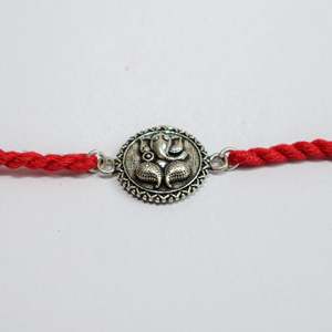 Pulsera de Plata 925 con Dijes de Rakhi y Vinayak, Joyería de Moda 92.5 - Product Image 3