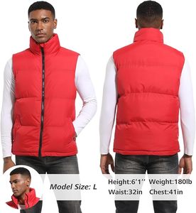 Casual Winter Puffer <b>Jacket</b> with Stand Collar and Zipper Closure <b>Canvas</b> Quilted <b>Jacket</b> OEM Service Available - Product Image 3
