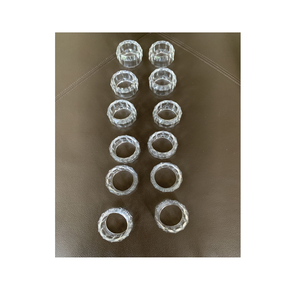Wholesale Acrylic Napkin Ring <b>Table</b> Decoration Crystal Napkin Rings for <b>Wedding</b> Party Banquet Hot Selling - Product Image 6