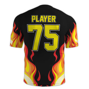 Camisetas de Fútbol Personalizadas al por Mayor, Transpirables, Sublimadas, de Manga Corta, Tallas Grandes, 100% Poliéster, para la Temporada de Invierno - Product Image 6