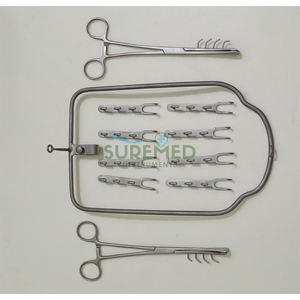 ชุดเครื่องมือผ่าตัดทางสัตวแพทย์สำหรับการผ่าตัดกระเพาะอาหาร - มีดกระเพาะอาหารสแตนเลส ท่อส่องกระเพาะ คีม ตัวดึงเนื้อเยื่อ - Product Image 2