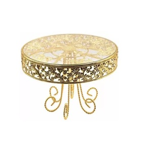 ที่วางเค้กไม้และแก้วสีน้ำตาลสำหรับตัดเค้กในวันครบรอบวันเกิดและอุปกรณ์ทำเค้กแต่งงาน - Product Image 4