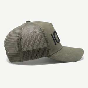 Casquette de camionneur en maille Streetwear avec bord incurvé et option de logo personnalisé Snapback réglable - Product Image 4