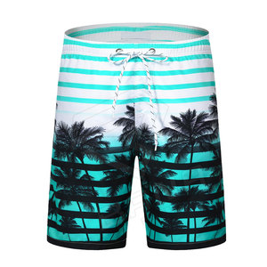 Pantalones de playa de secado rápido Pantalones cortos de natación sueltos estampados para hombres Pantalones cortos de fitness Pantalones cortos casuales para hombres - Product Image 1