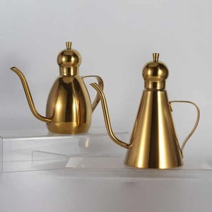 ขวดน้ำมันมะกอกงานทำจากโลหะสุดหรูพร้อมที่จับและฝาปิดสำหรับรับประทานอาหารห้องครัวโรงแรมใช้ในบ้านเครื่องใช้ในครัว - Product Image 3