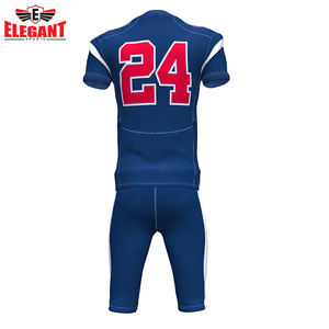 เสื้อซ้อมฟุตบอลอเมริกันแบบไม่มีเชือก100% ผ้าโพลีเอสเตอร์สำหรับผู้ชาย2025ใหม่ - Product Image 4