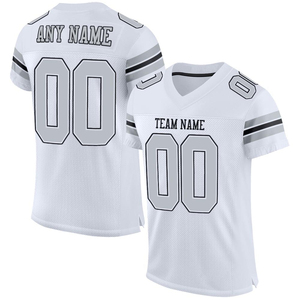 Jersey de fútbol americano de diseño personalizado para hombres y mujeres, ropa de equipo sublimada profesional con mangas cortas, novedad - Product Image 2