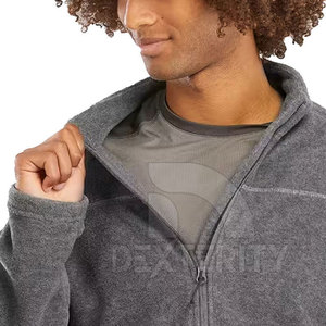 Chaquetas de lona y forro polar de secado rápido, ecológicas y de alta calidad, las más populares del 2026 para hombre, con logotipo personalizado, venta directa de fábrica, MOQ bajo - Product Image 6