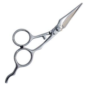 Juego de tijeras de corte de pelo de acero inoxidable con revestimiento negro personalizado profesional 2025, diseño recto y romo de alta calidad - Product Image 2