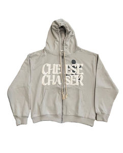 Conjunto Deportivo de Alta Calidad Personalizado 100% Algodón para Hombre, Pantalones Deportivos Anchos con Estampado Degradado y Sudadera con Capucha y Cremallera Completa, Tallas Grandes - Product Image 3