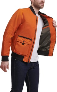 แจ็คเก็ตบอมเบอร์ผู้ชายแฟชั่นกระเป๋า - Product Image 5