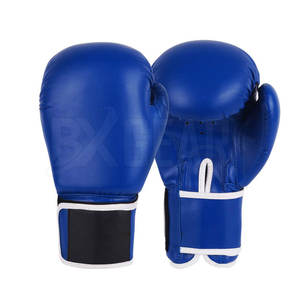 Guantes de boxeo de cuero con acolchado fuerte y soporte de muñequera para entrenar Sparring y entrenamientos de fitness general - Product Image 4
