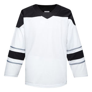 Maillot de hockey sur glace personnalisé avec design patchwork imprimé par sublimation, logo d'équipe personnalisable, vêtements de hockey sur glace, service OEM, respirant - Product Image 2