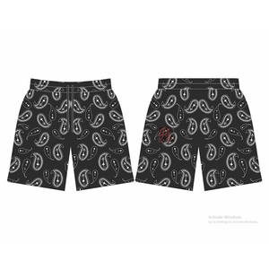 Shorts de basket-ball athlétiques pour hommes, en maille épaisse, polyester, sublimés, brodés, imprimés, shorts d'entraînement sportifs - Product Image 3