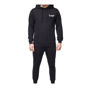 Vente en gros de vêtements de sport d'hiver à capuche en polaire technologique de luxe de haute qualité personnalisé Ensemble de jogging pour homme Survêtement pour hommes - Product Image 1