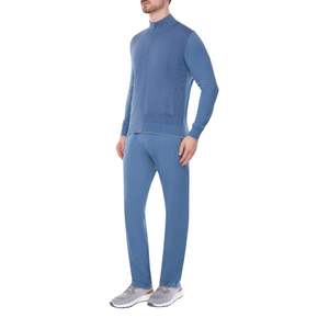 Ropa deportiva de alta calidad para hombre, chándal cálido con cremallera completa, conjunto deportivo, chándal informal, logotipo personalizado - Product Image 5