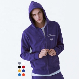 Wholesale Plain High Quality Blank Heavyweight Fleece Full <b>Zip</b> <b>up</b> <b>Hoodie</b> Set Custom Logo <b>Men's</b> Hoodies & Sweatshirts - Product Image 6