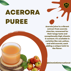 La meilleure purée d'acérola de Kim Minh International en vrac Confiture à saveur sucrée emballée en vrac - Product Image 1