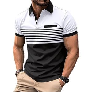 Alta calidad 100% algodón impresión personalizada bordado OEM Logo liso en blanco hombres Polo camiseta Polo hecha por Dress Sports - Product Image 1