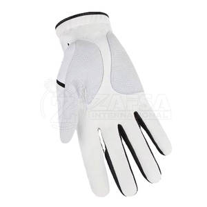 Gants de golf personnalisables en cuir véritable souple antidérapants de haute qualité pour hommes/femmes, fabriqués au Pakistan, logo personnalisé pour usage sportif - Product Image 4