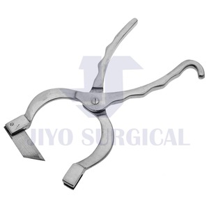 Cuchillo de castración Newberry de alta calidad, instrumento quirúrgico veterinario de acero inoxidable, certificado CE ISO - Product Image 2