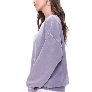 Invierno 2025 OEM sudaderas de lana mujeres precio barato invierno de gran tamaño gota hombro señora sudaderas - Product Image 2