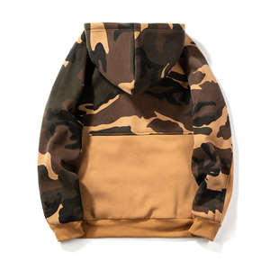 Veste décontractée à capuche pour homme, en coton 100%, camouflage brodé, hiver, grande taille, chaude - Product Image 3