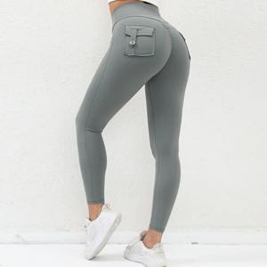 Leggings pour femmes à taille haute, best-seller, vêtements de yoga, tenue d'exercice, coupe ajustée, tissu extensible et compressif - Product Image 2