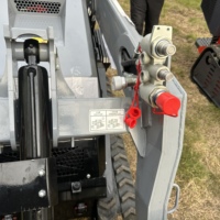 Mini-chargeuse sur chenilles JH V1000 25HP avec moteur diesel Kubota, moteur importé, garantie 1 an